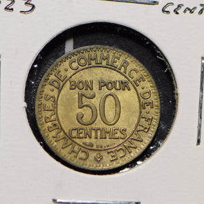 France 1923 50 Centimes  900156 combine shipping