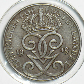 Sweden 1949 2 Ore 240581 combine shipping