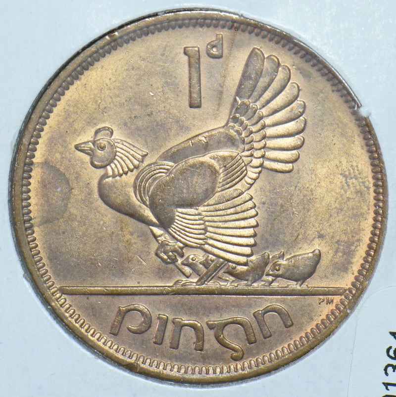 Ireland 1968 Penny Hen with chicks animal 191364 combine shipping