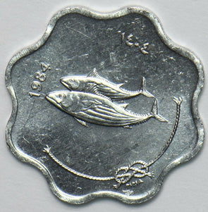 Maldives 1984 AH 1404 5 Laari Bonito Fish animal 152417 combine shipping