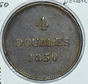 Guernsey 1850 4 Doubles 291798 combine shipping