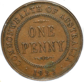 Australia 1933 Penny Georgivs V 902233 combine shipping