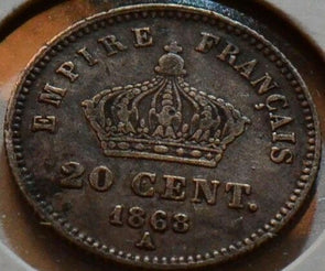 France 1868 20 Cents F0024 combine shipping