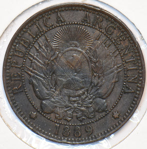 Argentina 1889 2 Centavos 295003 combine shipping
