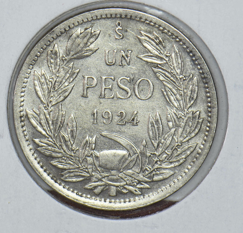 Chile 1924 Peso Vulture animal 291159 combine shipping