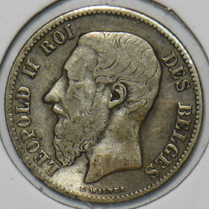 Belgium 1886 50 Centimes 151645 combine shipping