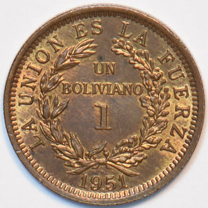 Bolivia 1951 Boliviano 194548 combine shipping
