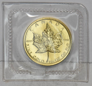 1982 Gold Canada Maple Leaf 1/10 oz $5 (Sealed) GEM Bu GL0305