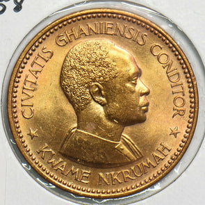 Ghana 1958 Penny 298425 combine shipping