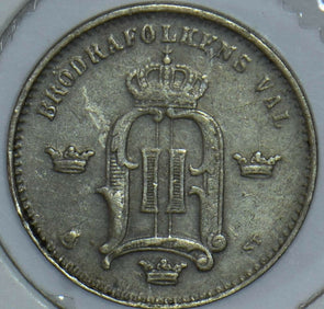 Sweden 1874 10 Ore 290557 combine shipping