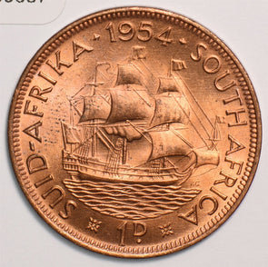 South Africa 1954 Penny 299357 combine shipping