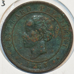 Haiti 1863 5 Centimes 297299 combine shipping