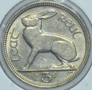 Ireland 1964 3 Pence Hare animal 191378 combine shipping