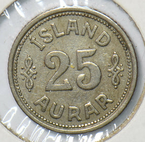 Iceland 1940 25 Aurar 901832 combine shipping