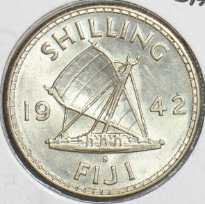 Fiji 1942 S Shilling 240505 combine shipping