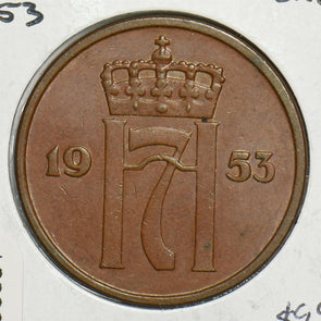 Norway 1953 5 Ore 298391 combine shipping