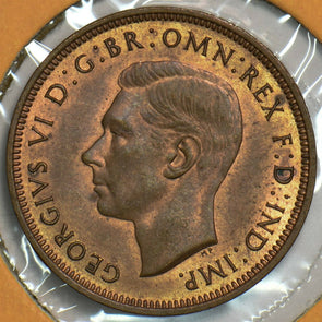 Great Britain 1942 1/2 Penny UNC 904214 combine shipping