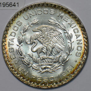 Mexico 1961 Peso Eagle animal Snake 195641 combine shipping