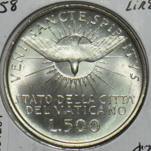 Vatican 1963 500 Lira Dove animal 491204 combine shipping