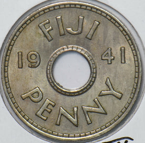 Fiji 1941 Penny 295910 combine shipping