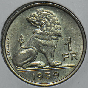 Belgium 1939 Franc Lion animal 195848 combine shipping