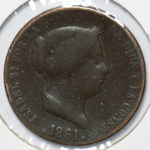 Spain 1861 25 Cents de Real 902512 combine shipping