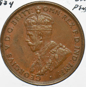 Australia 1934 Georgivs V Penny 292855 combine shipping