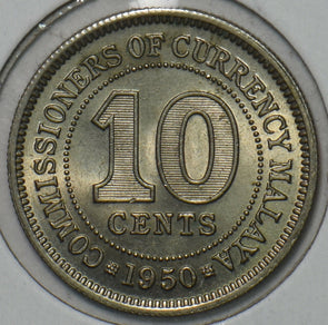 Malaya 1950 10 Cents 297337 combine shipping