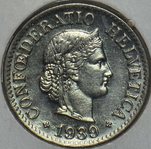 Switzerland 1939 10 Rappen UNC 152307 combine shipping