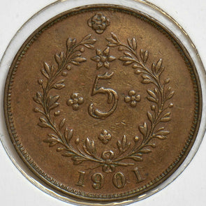 Portugal 1901 5 Reis Azores 298096 combine shipping