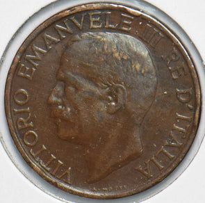 Italy 1935 Vittorio Emanvele III 10 Centesimi Honey Bee animal 192219 combine s
