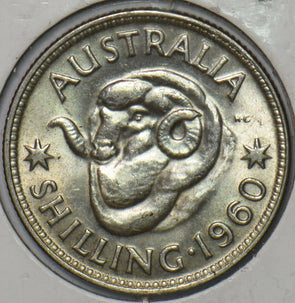 Australia 1960 Shilling Merino animal 195137 combine shipping