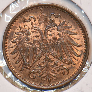 Austria 1895 Heller Eagle animal 194851 combine shipping