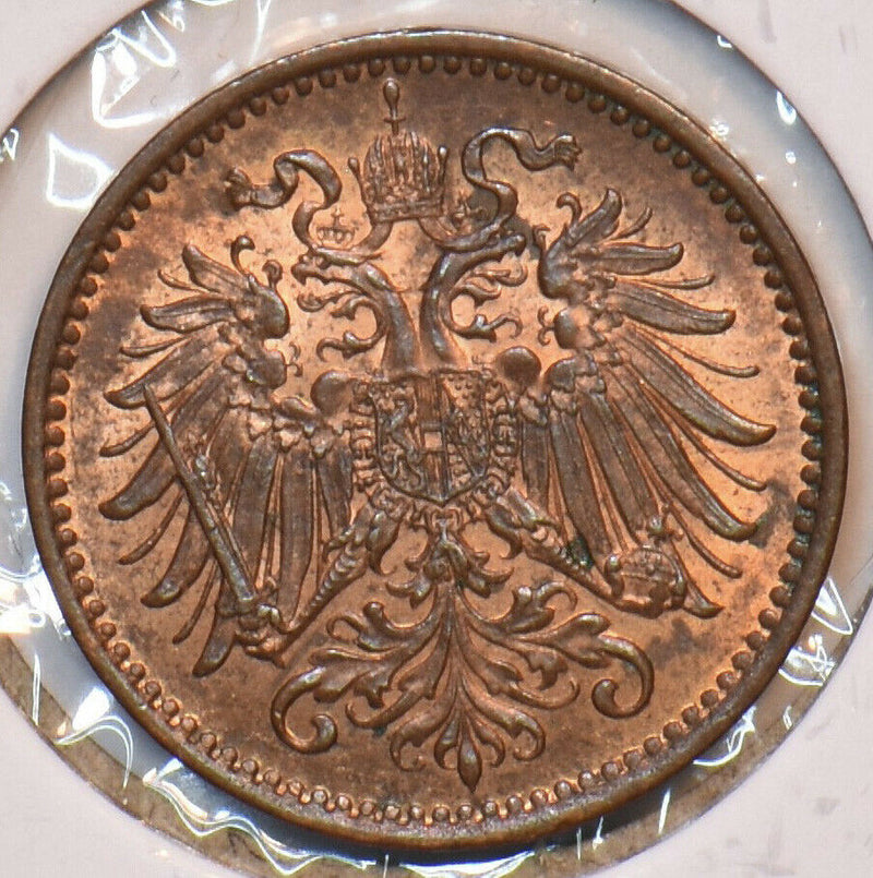 Austria 1895 Heller Eagle animal 194851 combine shipping