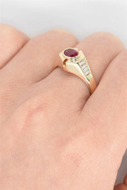 18k Gold Ruby and Diamond Ring RG0063