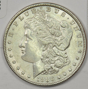 1886 Morgan Dollar Silver UNC U0389