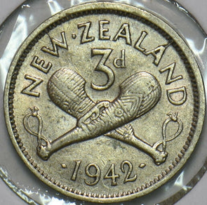 New Zealand 1942 3 Pence 196440 combine shipping