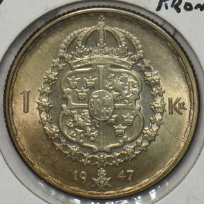 Sweden 1947 Krona 195453 combine shipping
