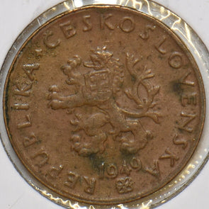 Czechoslovakia 1949 20 Haleru Lion animal 152738 combine shipping