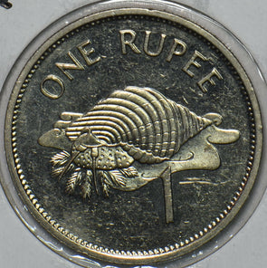 Seychelles 1992 Rupee Sea Snail animal 903563 combine shipping