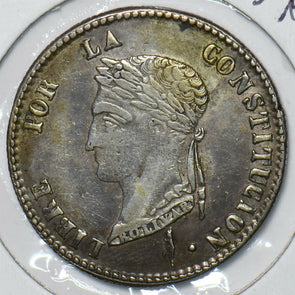 Bolivia 1856 FJ 4 Soles 490985 combine shipping