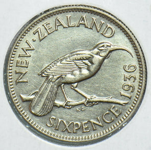 New Zealand 1936 6 Pence Bird animal 197885 combine shipping