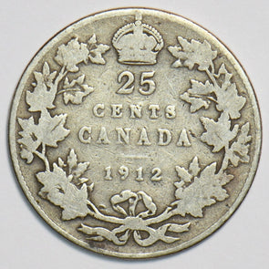 Canada 1912 25 Cents 153264 combine shipping