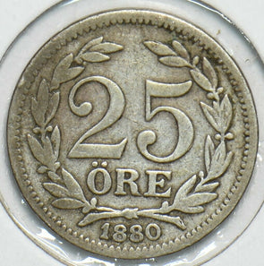 Sweden 1880 25 Ore 197168 combine shipping