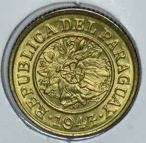 Paraguay 1947 5 Centimos 190850 combine shipping