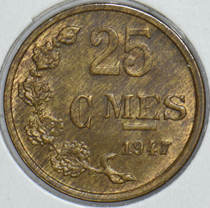 Luxembourg 1947 25 Centimes 291224 combine shipping