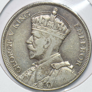 New Zealand 1934 George V 1/2 Crown Ram animal 192199 combine shipping