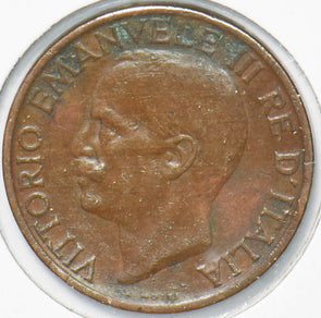 Italy 1921 10 Centesimi Honey Bee animal Vittorio Emanvele III 292927 combine sh