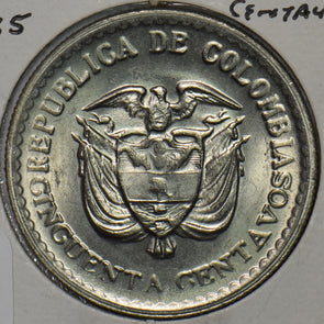 Colombia 1965 50 Centavos Eagle animal 196099 combine shipping