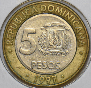 Dominican Republic 1997 5 Pesos 903779 combine shipping